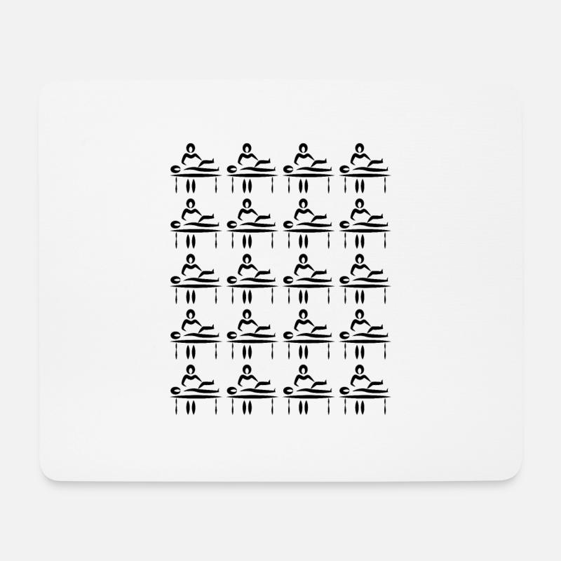 Physiotherapeut Humorvoll Geschenk Spruch Lustig - Mousepad (Querformat) - Weiß