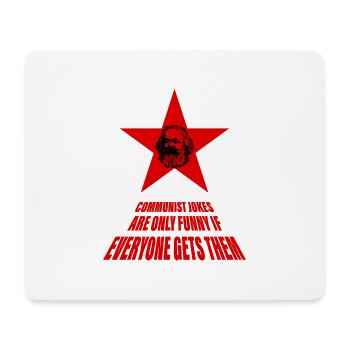 cadeau de plaisanterie communiste - Tapis de souris (format paysage) - blanc - Devant