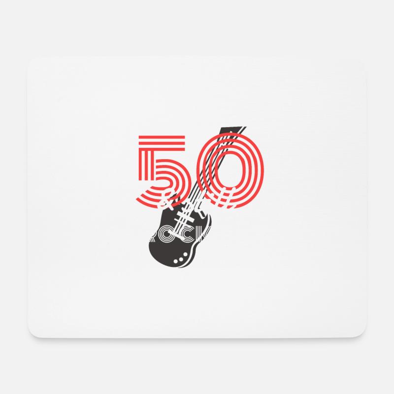 50 And cool - Mouse Pad (horizontal) - white