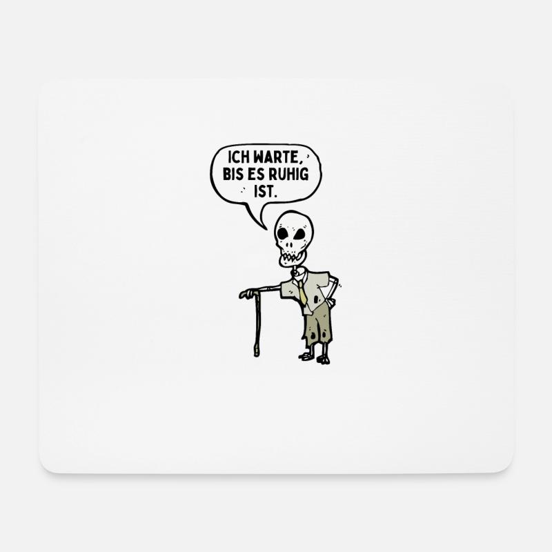 Lehrer Sprüche - Deutschlehrer Schule Unterricht - Mousepad (Querformat) - Weiß