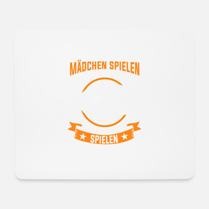Brettspiele Mädchen - Mousepad (Querformat) - Weiß