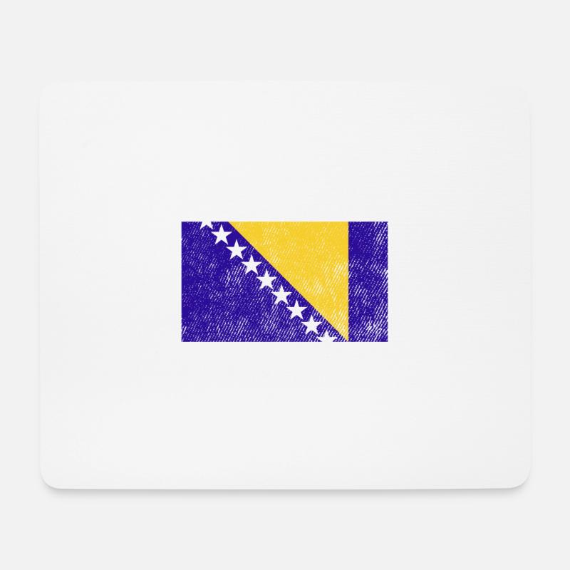 Bosna I Hercegovina by The Manzanita´s - Mousepad (Querformat) - Weiß