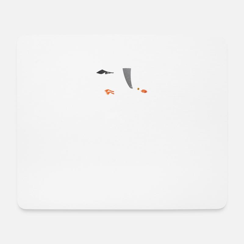Lasst mich durch ich muss nach Butjadingen Möwe - Mousepad (Querformat) - Weiß