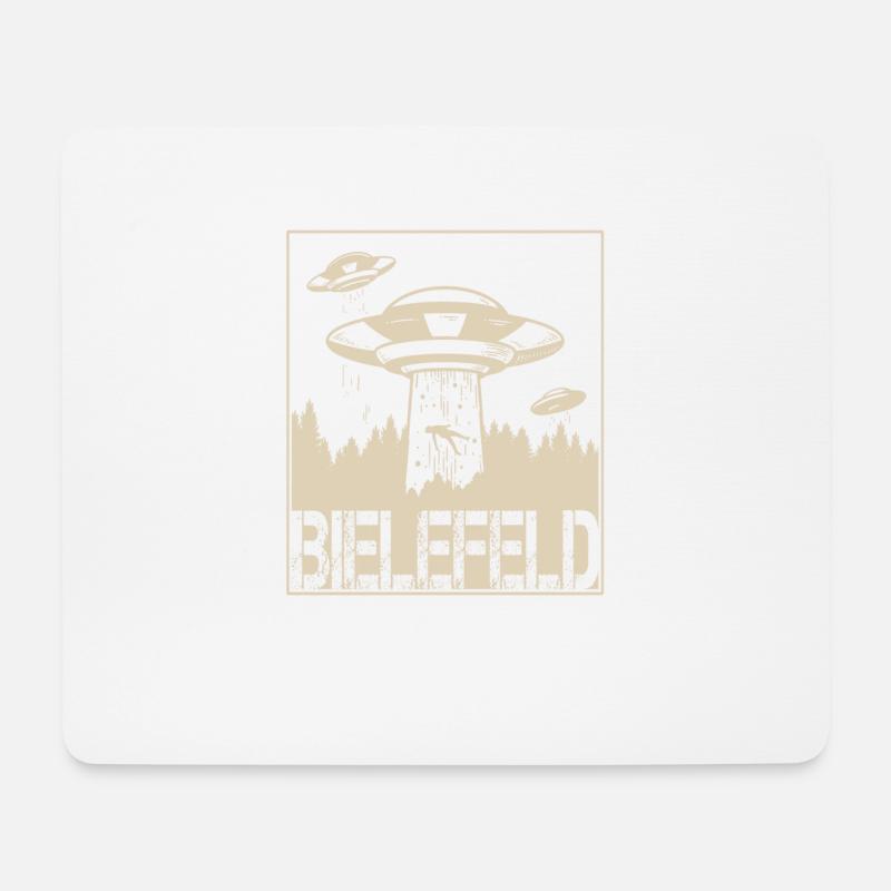 Bielefeld Verschwörung OWL Bielefeld Sprüche - Mousepad (Querformat) - Weiß