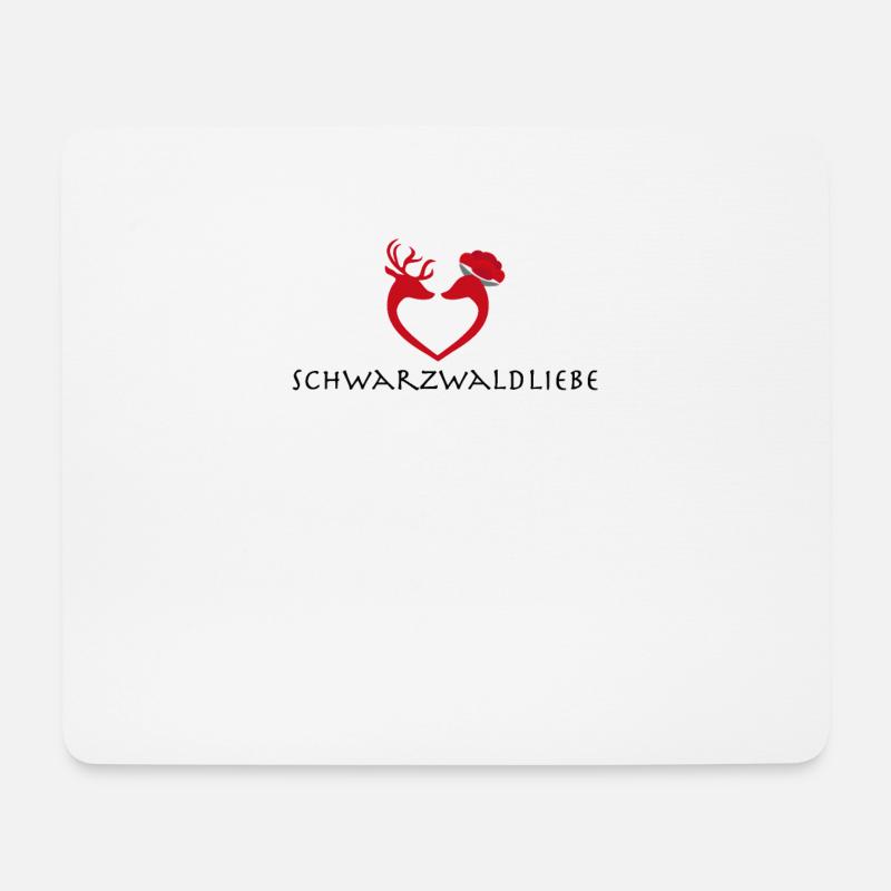 Schwarzwaldliebe - Schwarzwaldmädel Schwarzwald - Mousepad (Querformat) - Weiß