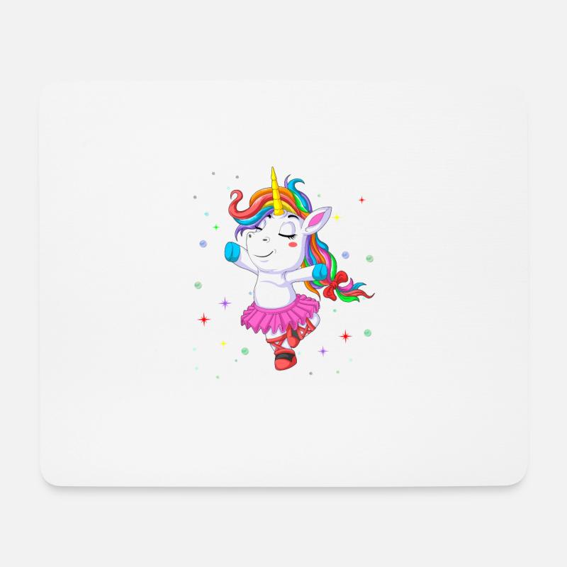 mamacorn mama unciorn - Mousepad (Querformat) - Weiß