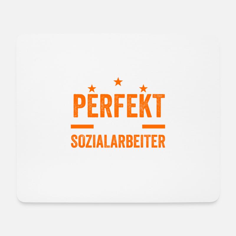 Sozialarbeiter Sozialarbeit - Mousepad (Querformat) - Weiß