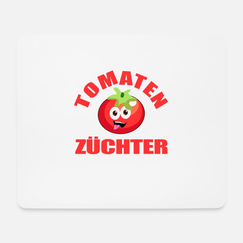 Tomate Tomaten - Mousepad (Querformat) - Weiß