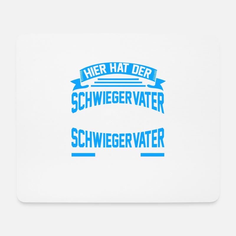 Schwiegerpapa Schwiegervater - Mousepad (Querformat) - Weiß