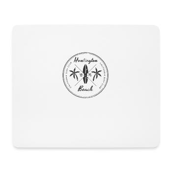 Vintage Huntington Beach Surfing Fan Surf Lover - Tapis de souris (format paysage) - blanc - Devant