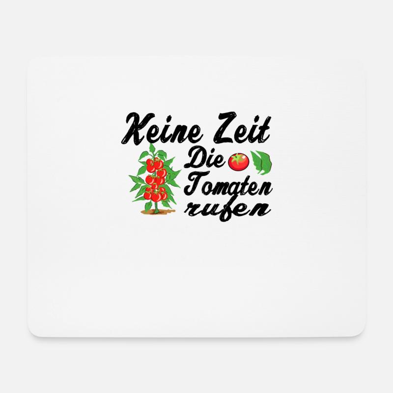 Tomate - Mousepad (Querformat) - Weiß