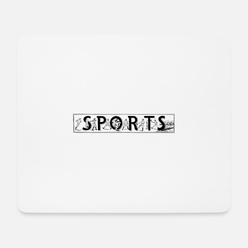 SPORTS - Mouse Pad (horizontal) - white