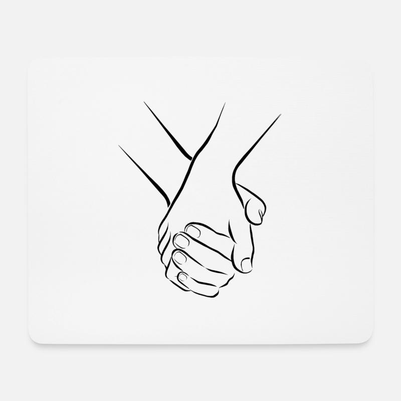 together - Mouse Pad (horizontal) - white