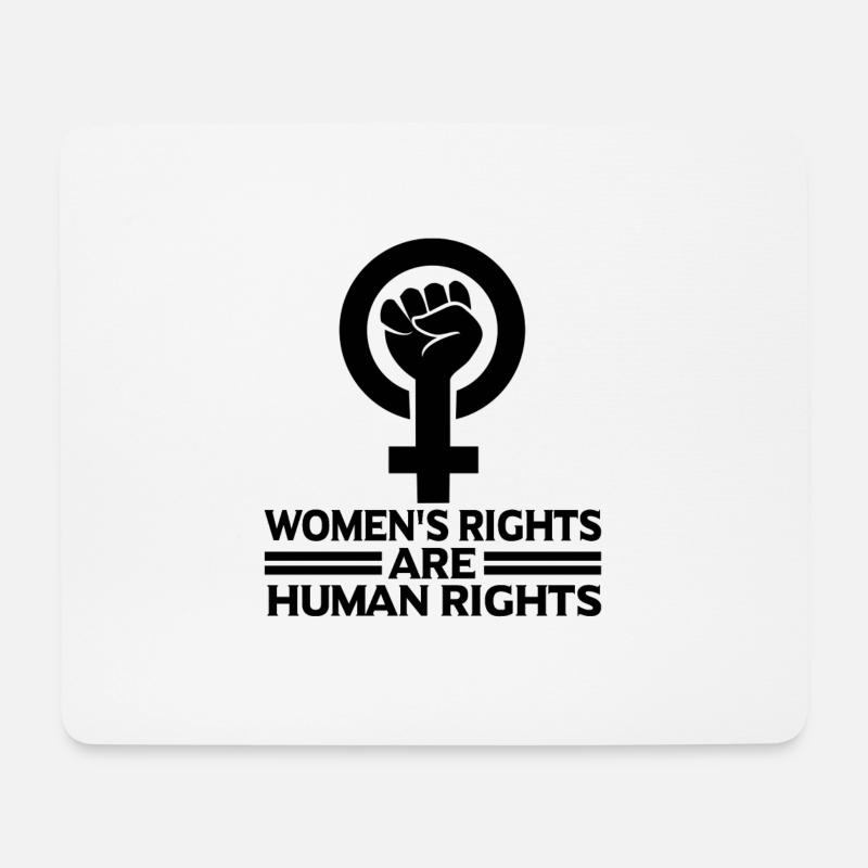 Feministin Feminismus Emanzipation Geschenk - Mousepad (Querformat) - Weiß