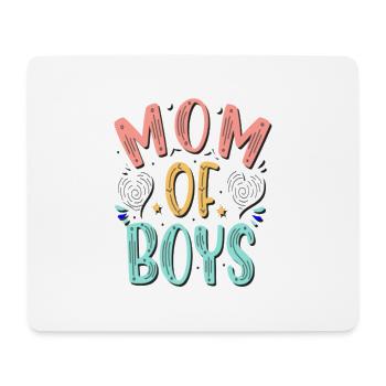 Mom of boys - Mousepad (Querformat) - Weiß - Vorne