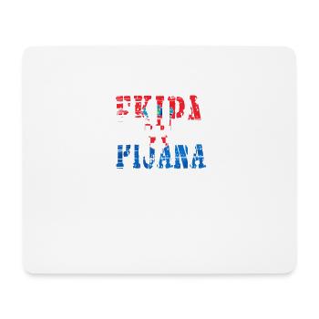 Hrvatska Croatie Football - Tapis de souris (format paysage) - blanc - Devant
