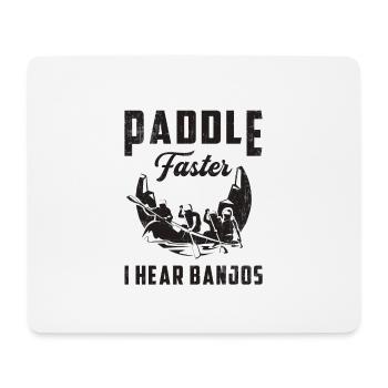Kanu Boot Bootfahren Schiff Kanusport Geschenk - Mousepad (Querformat) - Weiß - Vorne