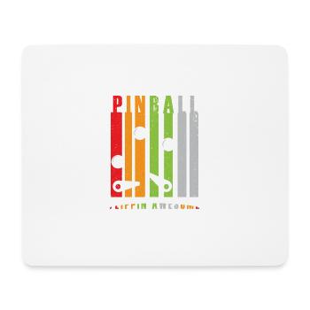 Pinball Flipper Flipper Automatique DeX - Tapis de souris (format paysage) - blanc - Devant