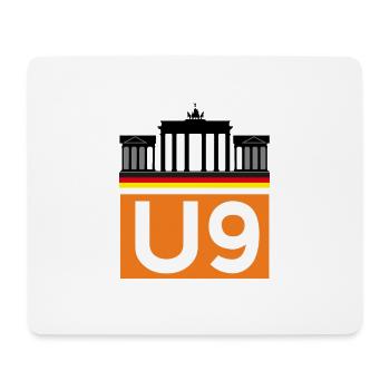 Berlin Subway - Mouse Pad (horizontal) - white - Front