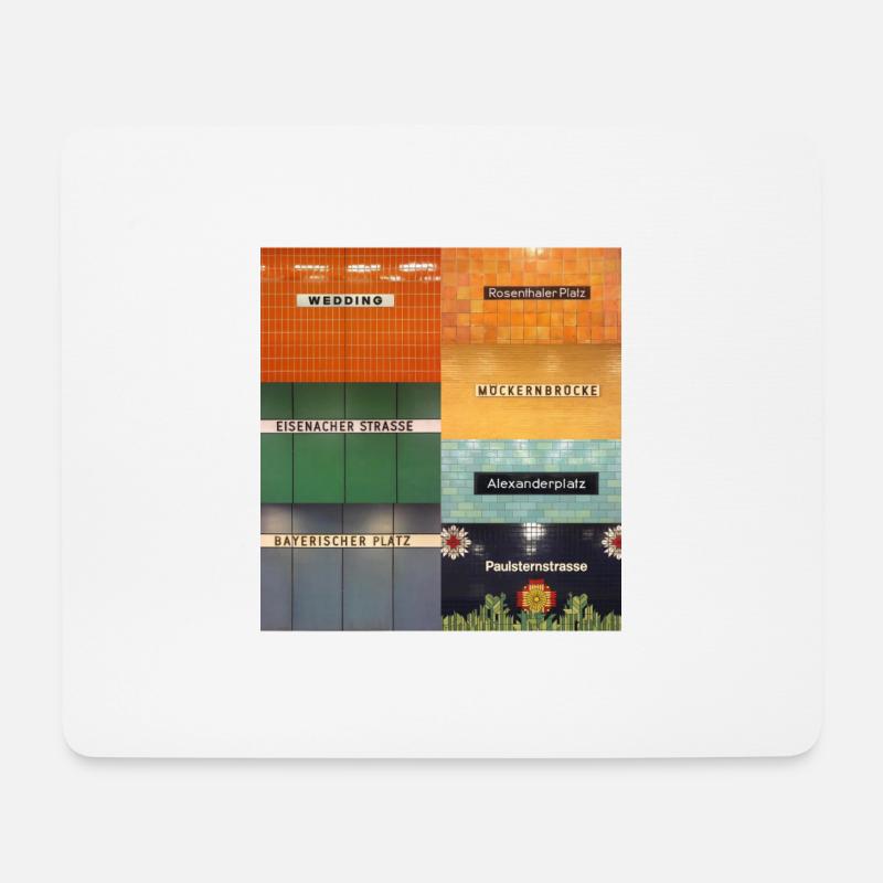 Berlin - Mousepad (Querformat) - Weiß