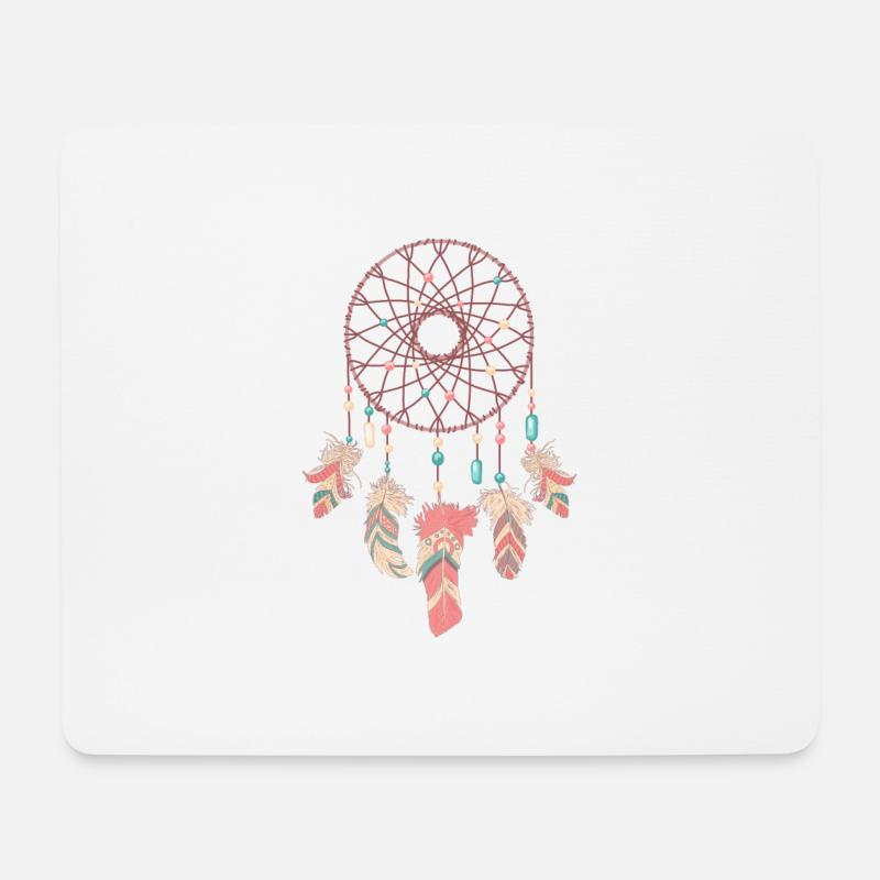 Dreamcatcher Traumfänger - Mousepad (Querformat) - Weiß