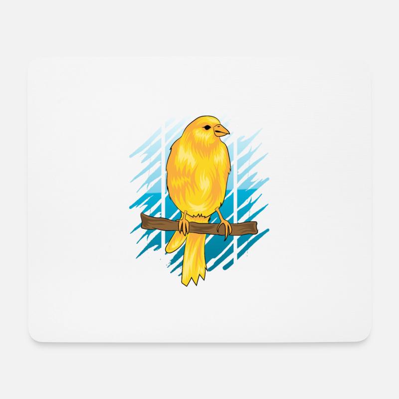 CANARY by The Manzanita´s - Mousepad (Querformat) - Weiß