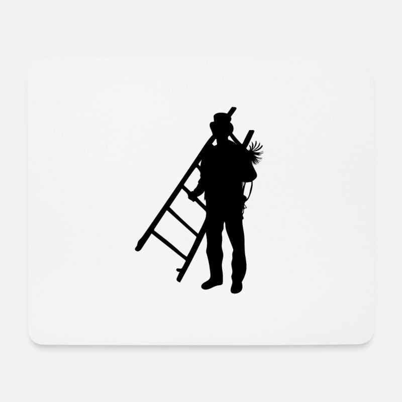 Schornsteinfeger Schlotfeger - Mousepad (Querformat) - Weiß