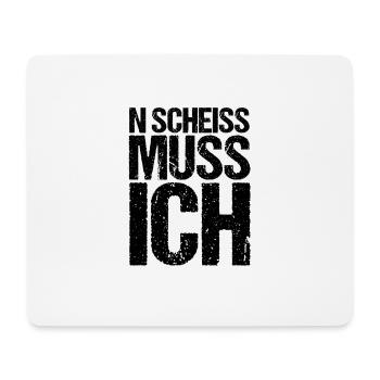 n scheiß muss ich beste Sprüche - Mousepad (Querformat) - Weiß - Vorne