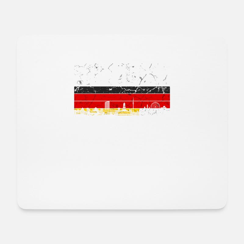 Stuttgart Deutschland - Mousepad (Querformat) - Weiß