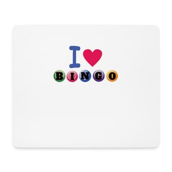 Bingo Player Gift Gift Idea - Mouse Pad (horizontal) - white - Front