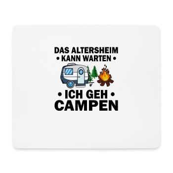 Camper und Rentner - Mousepad (Querformat) - Weiß - Vorne