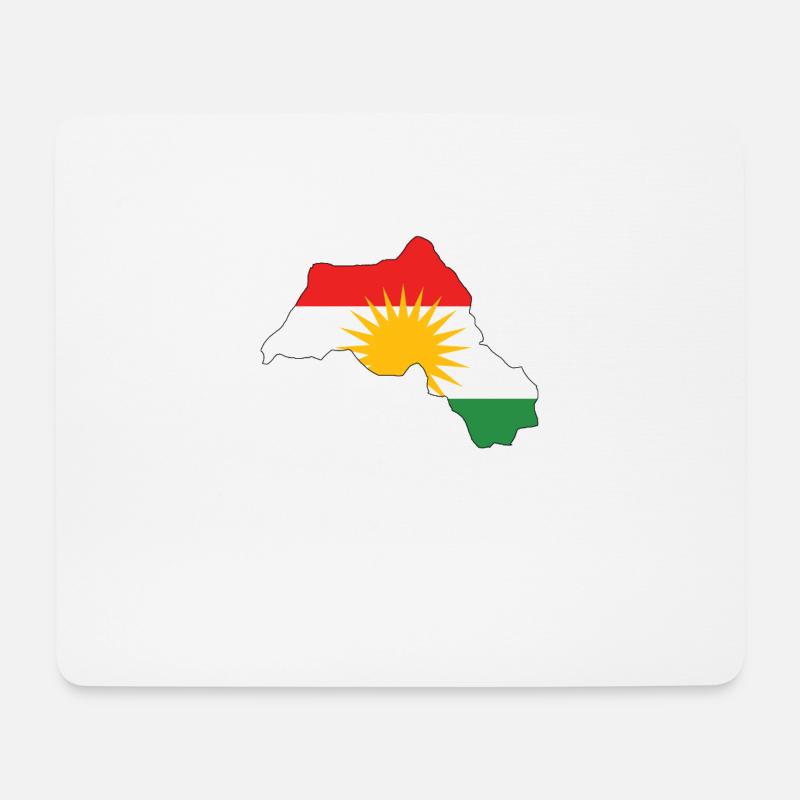 Kurde Kurdistan Biji Kurdistan - Mousepad (Querformat) - Weiß