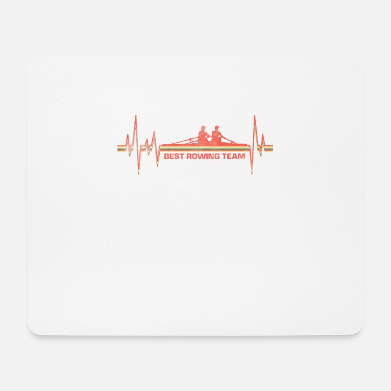 Rudern Team Paddel Boot Ruderer Teamsport - Mousepad (Querformat) - Weiß