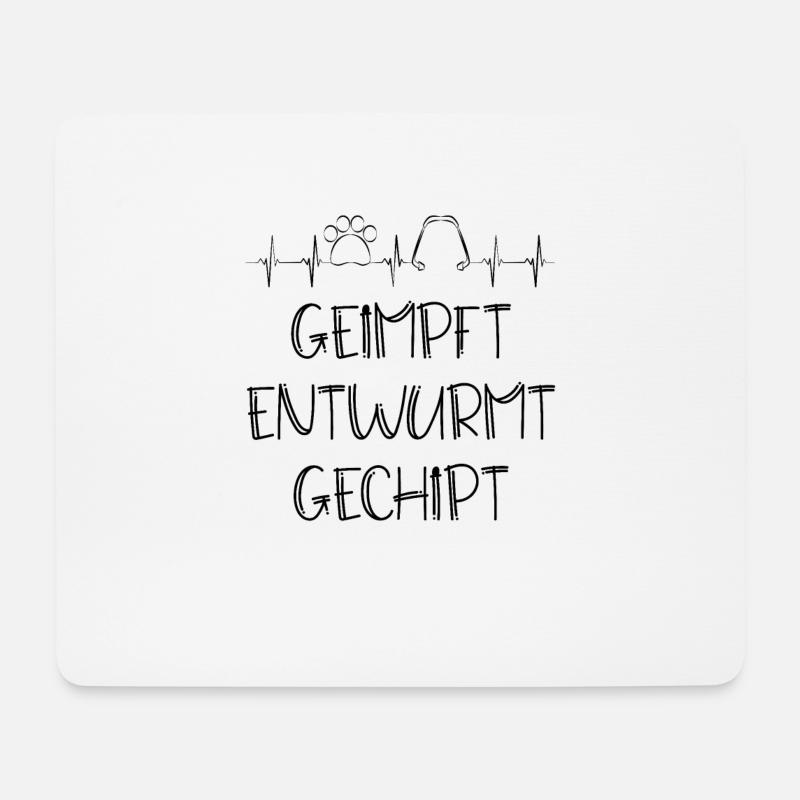 Tierarzt Haustier Tierpfleger Tierarzthelfer - Mousepad (Querformat) - Weiß