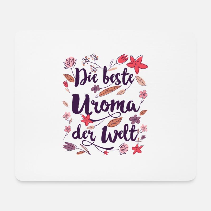 Uroma Ugroßmutter Geschenk - Mousepad (Querformat) - Weiß