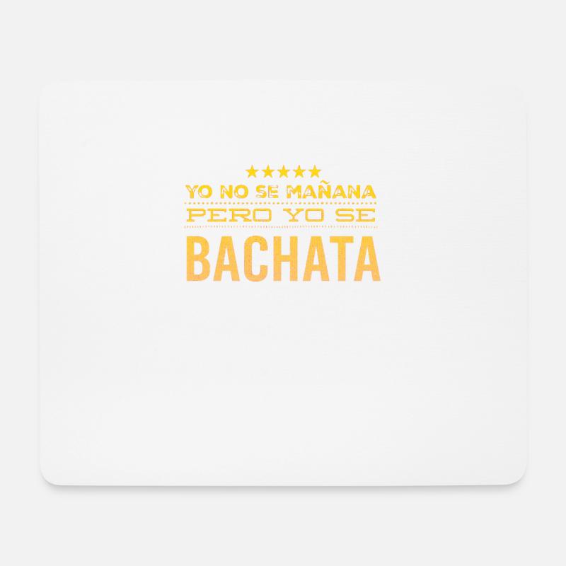 Bachata Tanz Yo se Bachata - Mousepad (Querformat) - Weiß