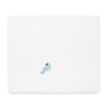 Astronaut swing moon - Mouse Pad (horizontal) - white - Front