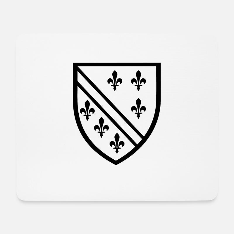 Wappen Geschenk Sarajevo Jugoslawien Jugo - Mousepad (Querformat) - Weiß
