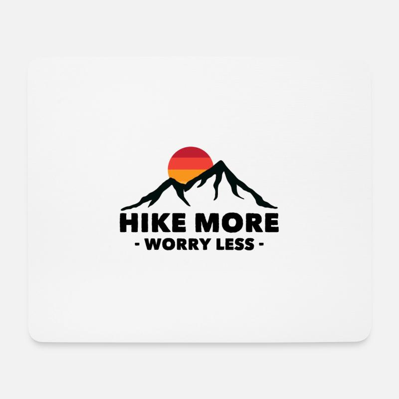 mountains - Mouse Pad (horizontal) - white