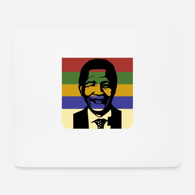 Nelson Mandela Day VII - Mousepad (Querformat) - Weiß