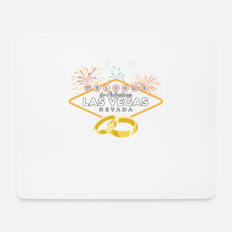 Wedding - Welcome To Fabulous Las Vegas Nevada - - Mousepad (Querformat) - Weiß