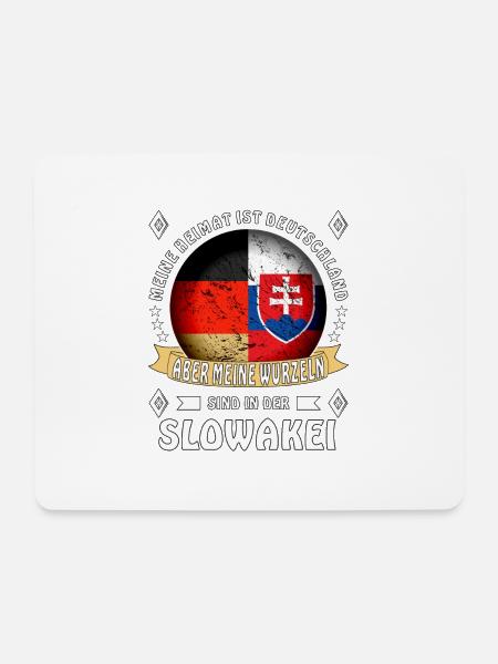 Heimat Deutschland Wurzeln - Mousepad (Querformat) - Weiß