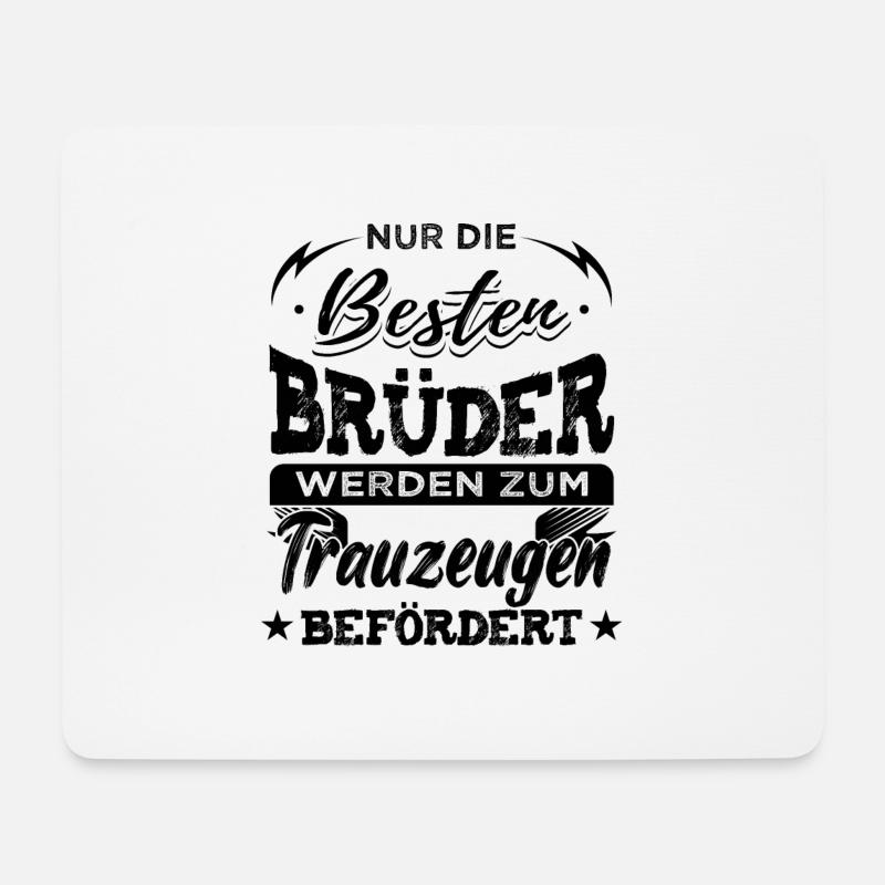 Trauzeuge Hochzeit - Mousepad (Querformat) - Weiß