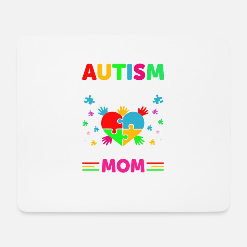 Autism doesn't come with a manual - Mouse Pad (horizontal) - white