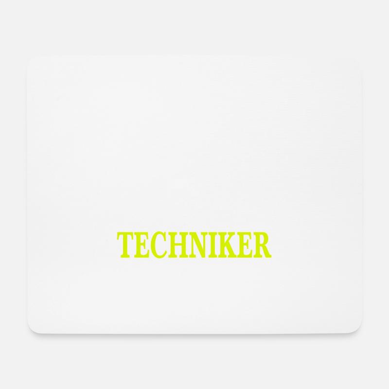SO SIEHT EIN RICHTIG COOLER TECHNIKER AUS - Mousepad (Querformat) - Weiß