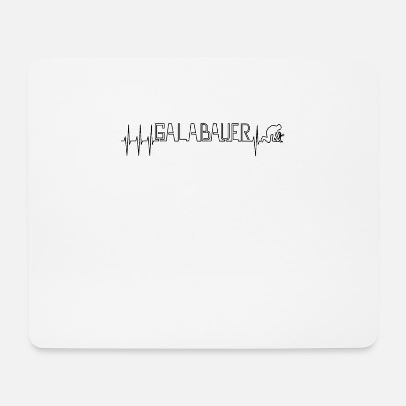 Galabauer Galabau Landschaftsgärtner - Mousepad (Querformat) - Weiß