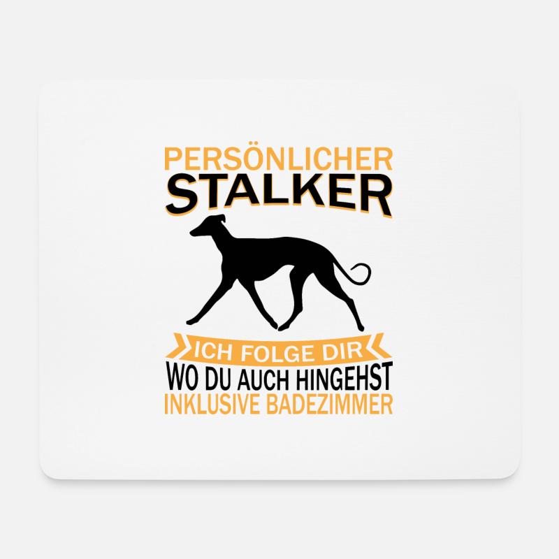 Galgo Spanischer Windhund Galga Espanol - Mousepad (Querformat) - Weiß