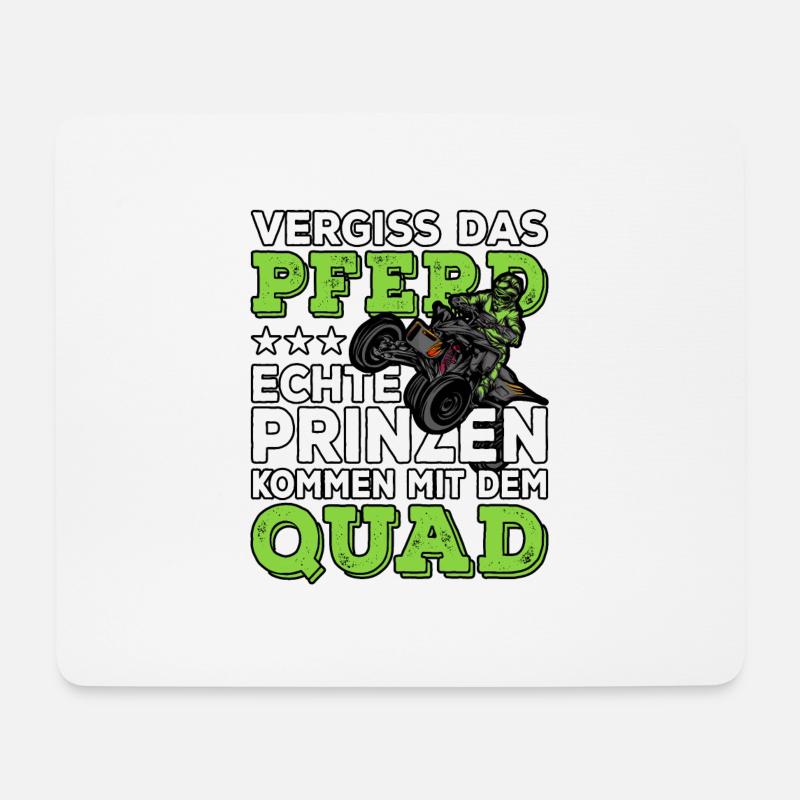 Quad - Mousepad (Querformat) - Weiß