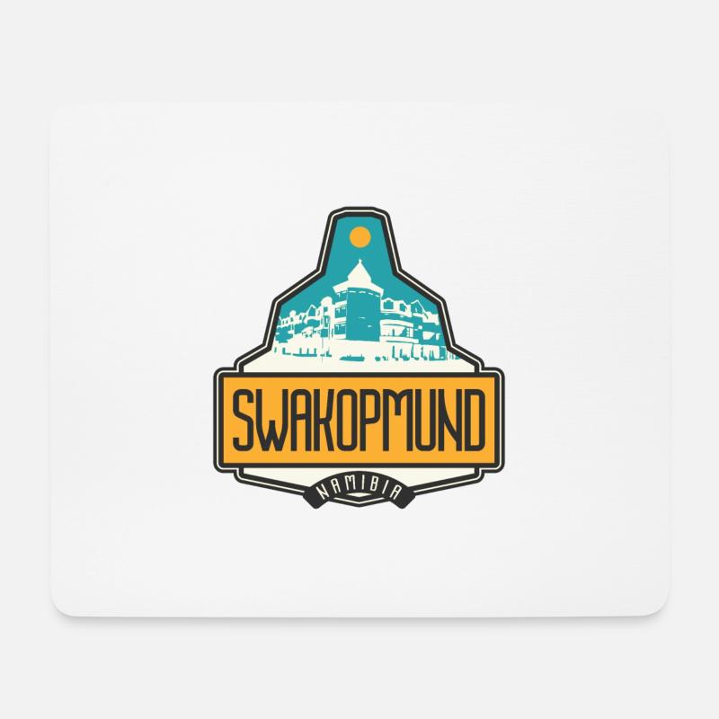 Swakopmund - Namibia - Mousepad (Querformat) - Weiß