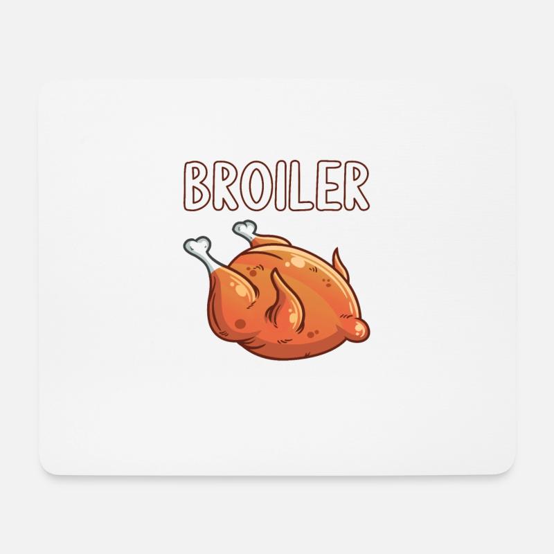 DDR Ostdeutschland Osten Ostalgie Ossi Broiler - Mousepad (Querformat) - Weiß